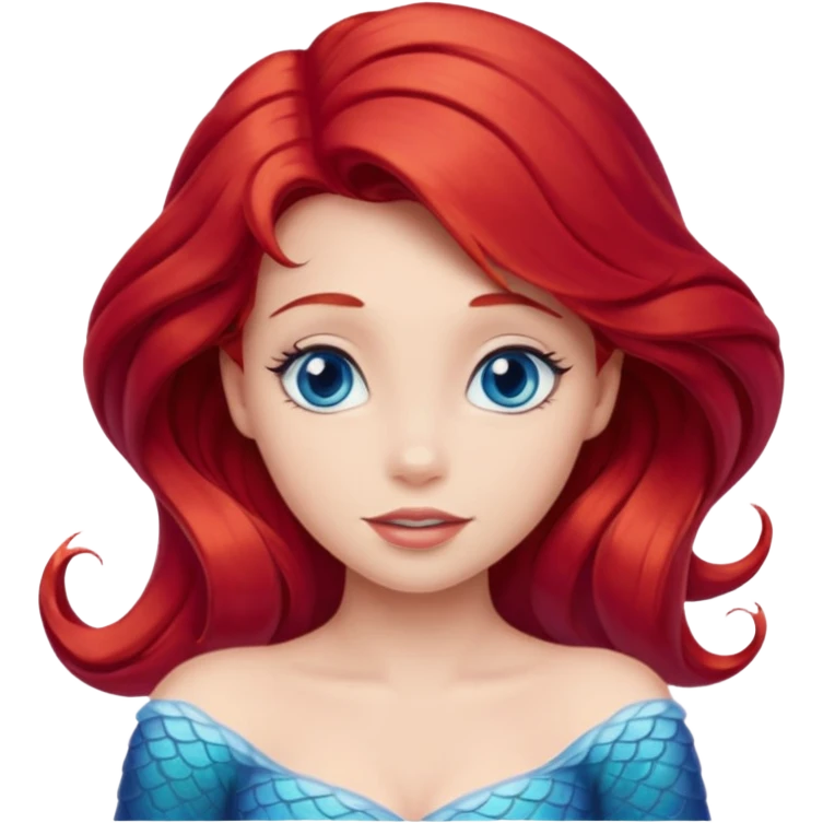 Ariel little mermaid  emoji