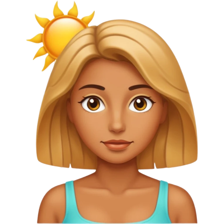 tanned lady emoji