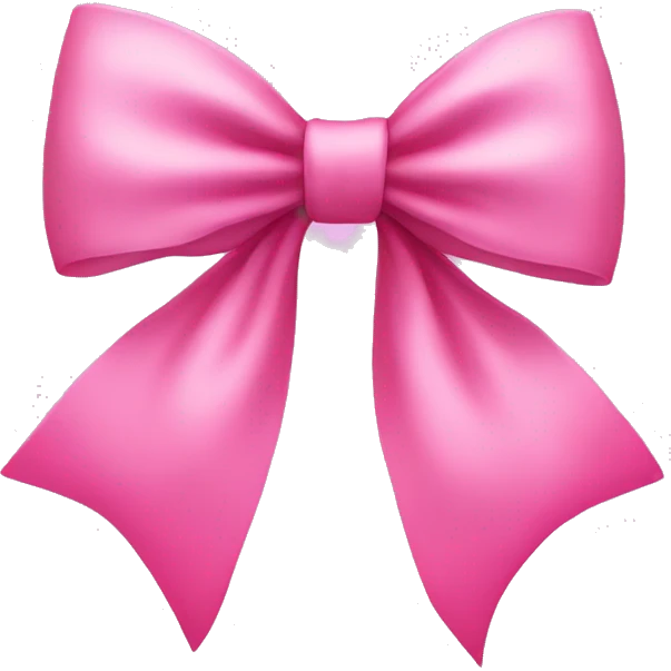 Pink bow emoji