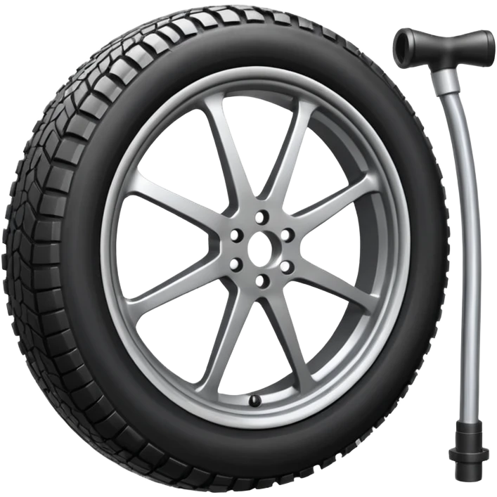 bike tire  pump emoji
