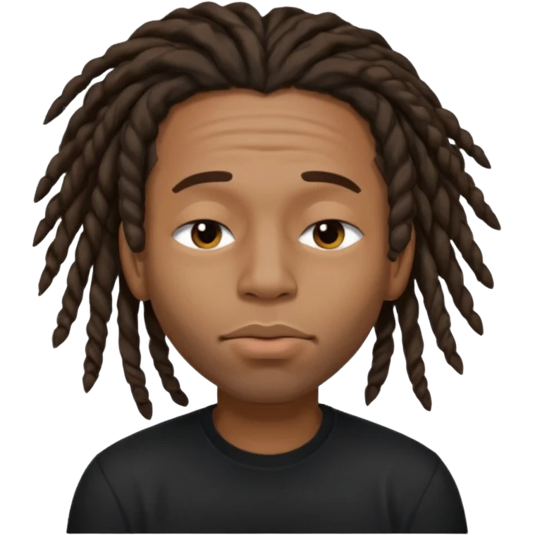 Black man with dreads and a clean shave puckering his lips and closing his eyes emoji