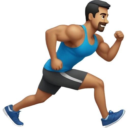 Hombre haciendo ejercicio emoji
