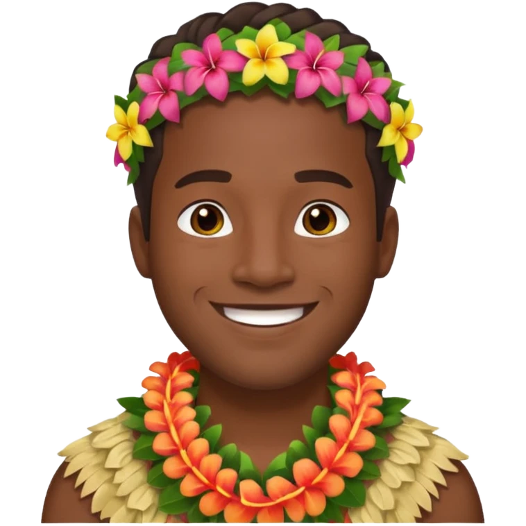 hawaian man emoji