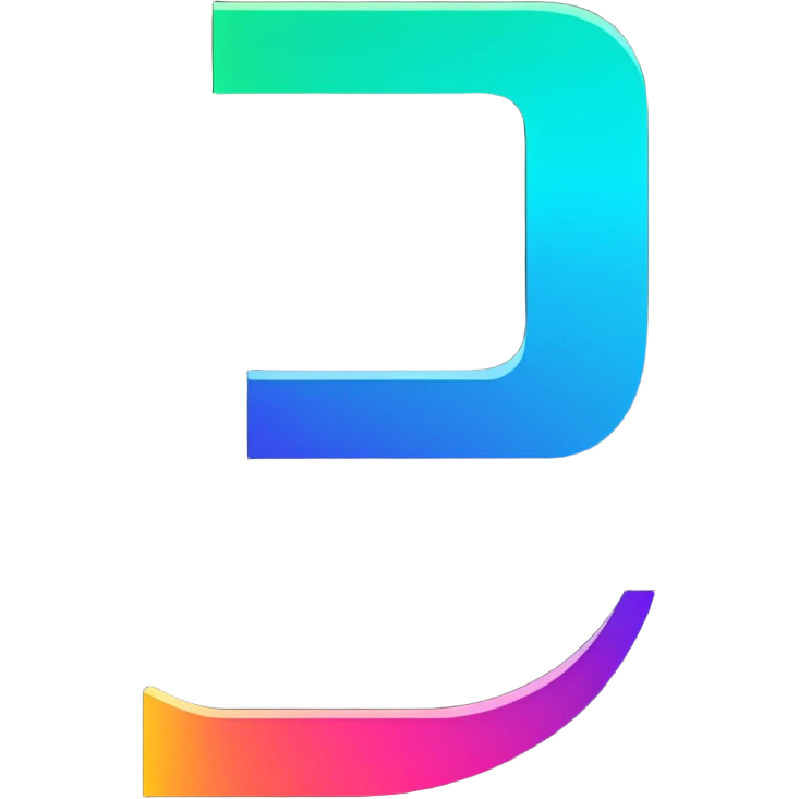 Colorful Gradient Alphabetical Letter “E” emoji