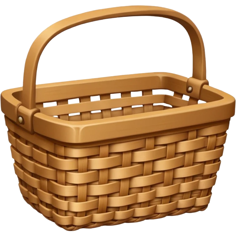 empty wicker basket emoji