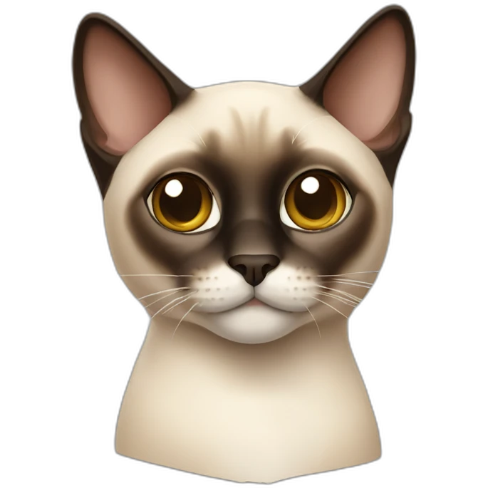 Siamese cat emoji