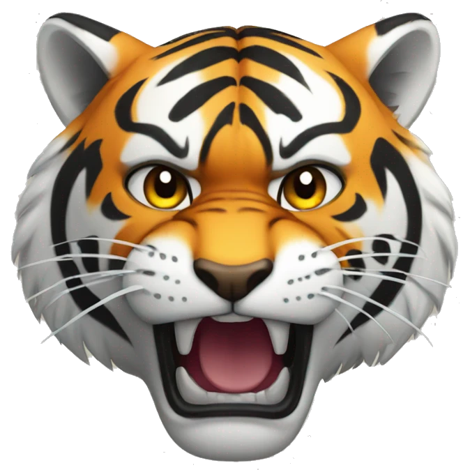 angry tiger emoji