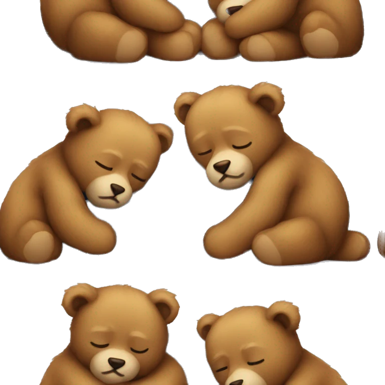 TEDDYBEARS sleeping emoji