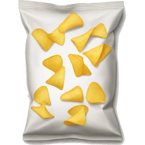 plain bag of chips emoji