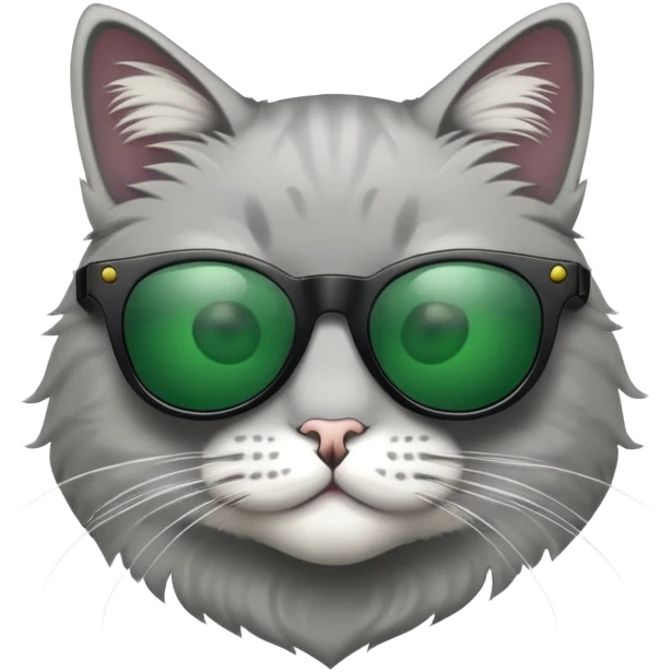 Cat wearing sunglasses emoji