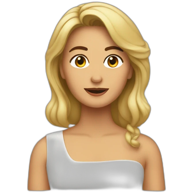 Vilma nuñez anotando emoji