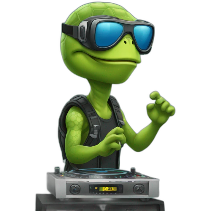 DJ Turtle emoji