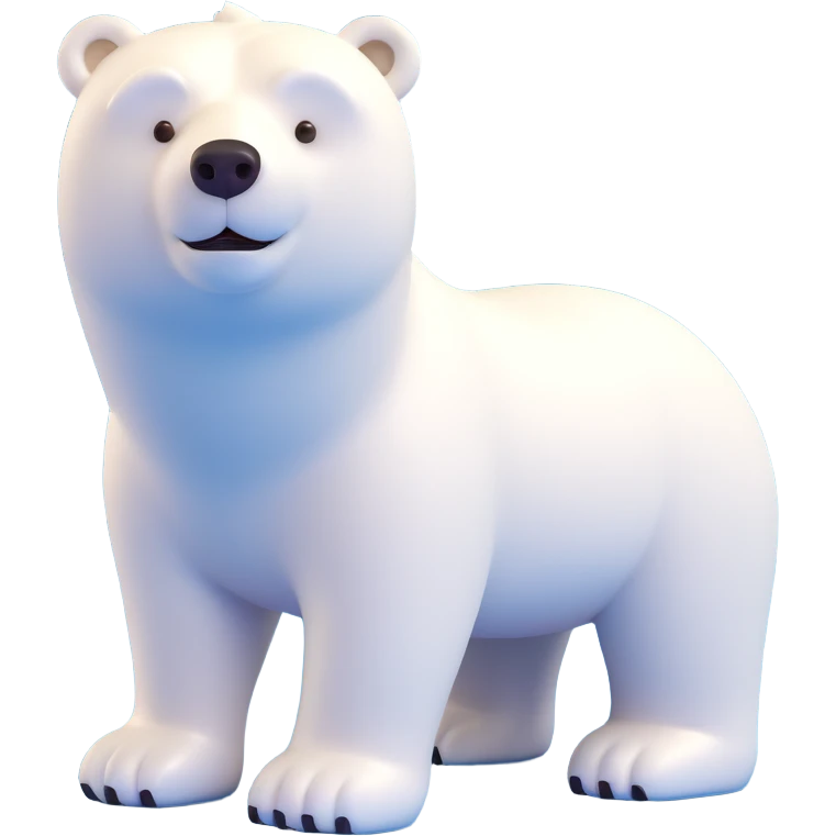 Polar bear emoji