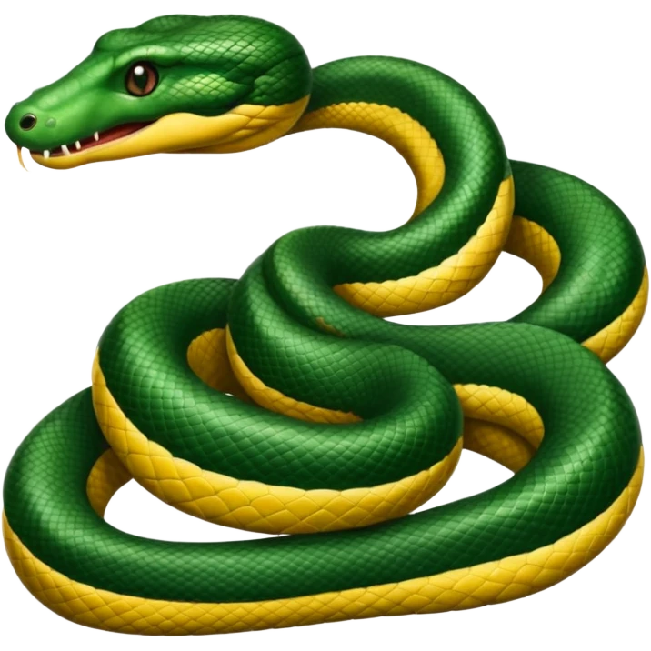 Serpente anaconda lungo emoji