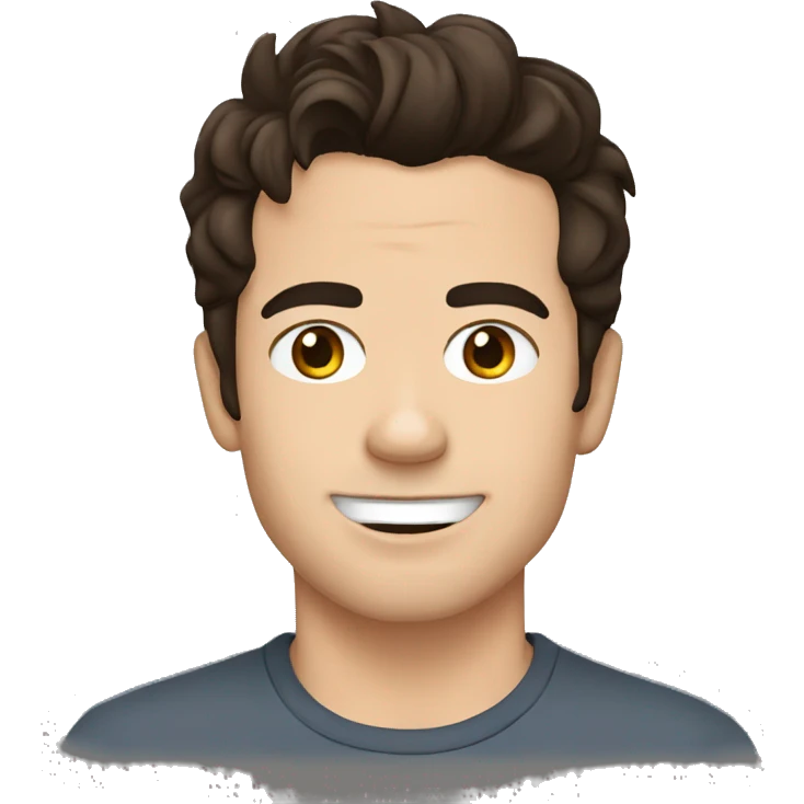 Dylan O'Brien wearing tee emoji