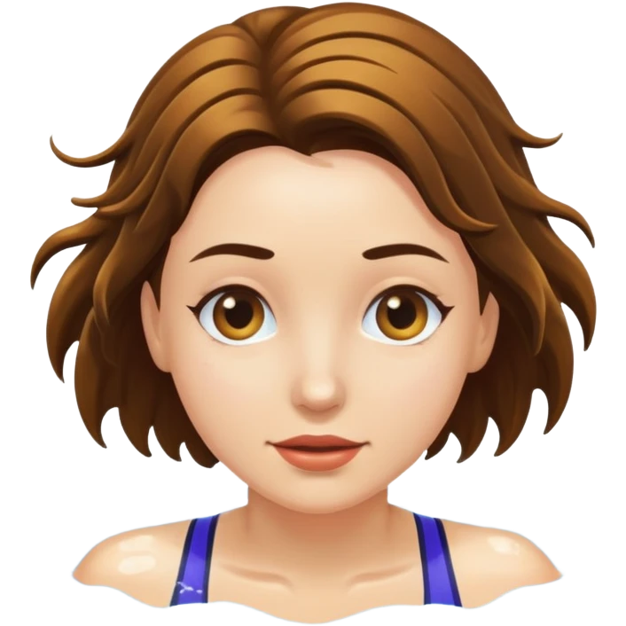 female swimming emoji