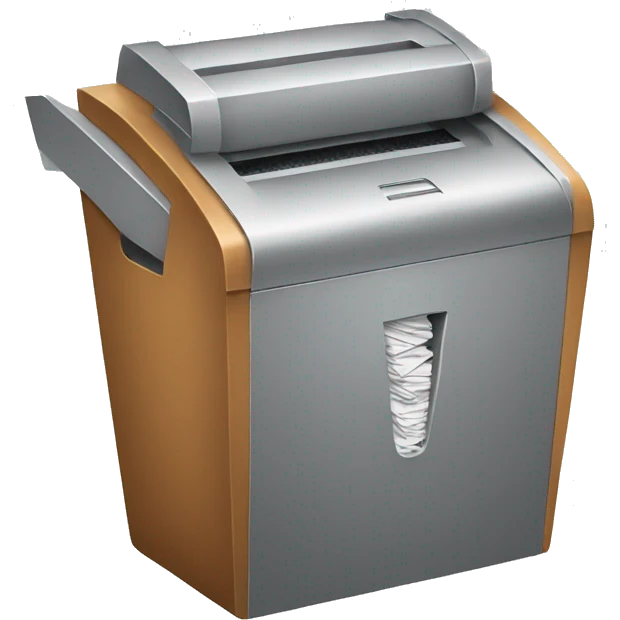 paper shredder emoji