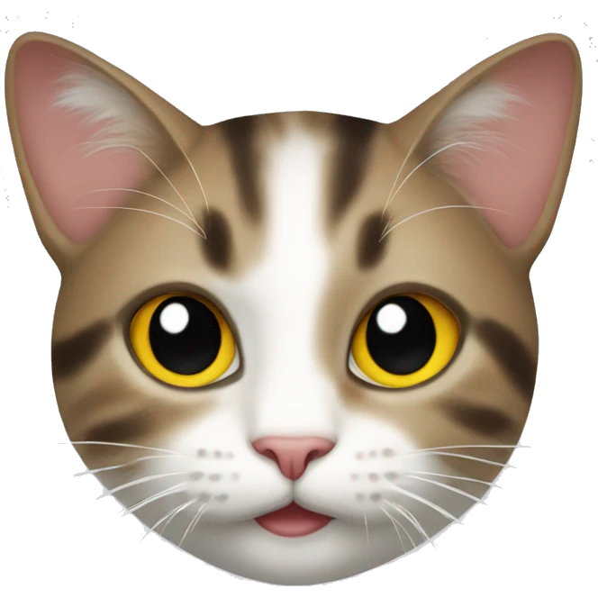 Cat in Mary Christmas emoji