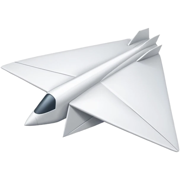 white paper airplane flying emoji