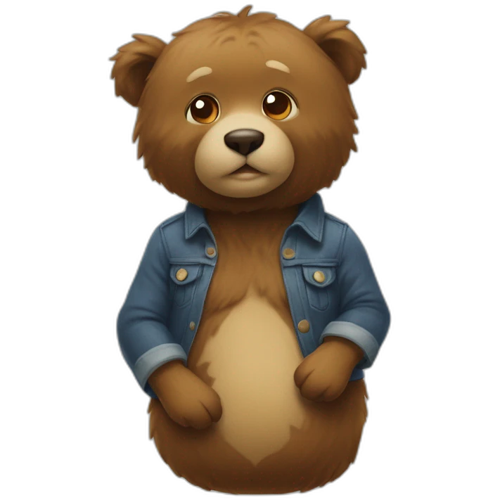 Pouviez qui fait un câlin à un ours emoji