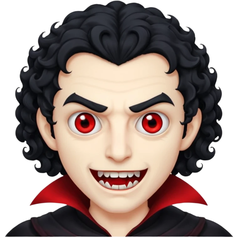 curly vampire emoji