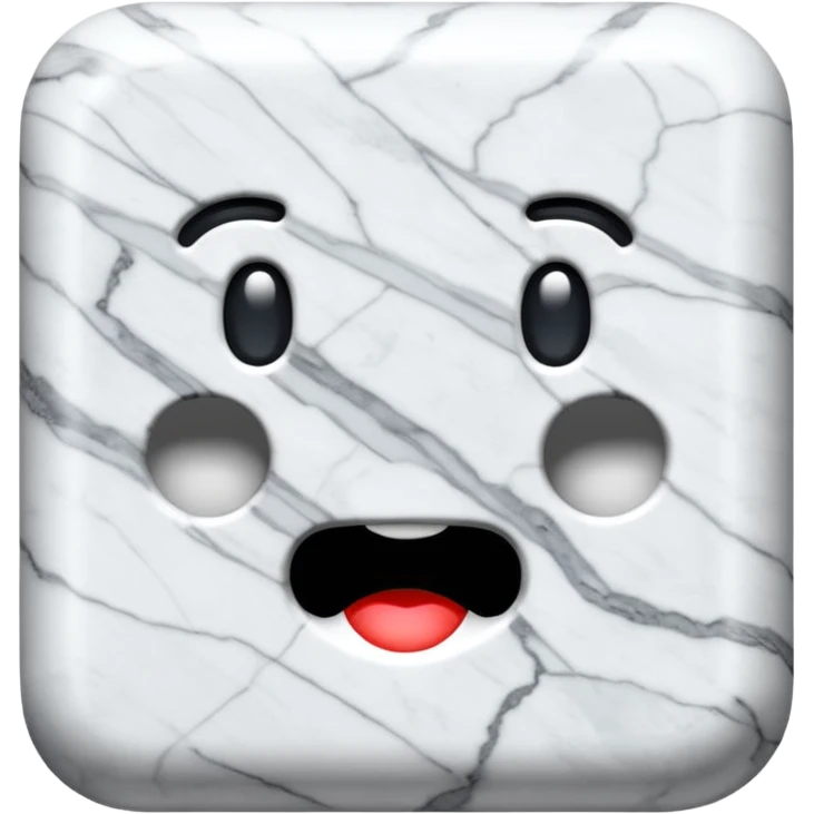 un blocco irreegolare di marmo emoji