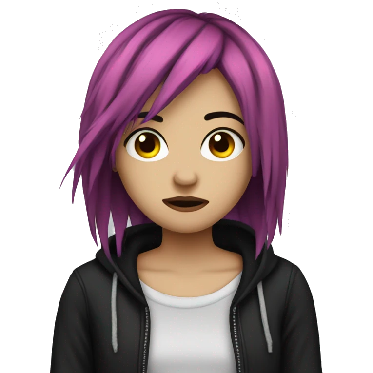 emo girl  emoji