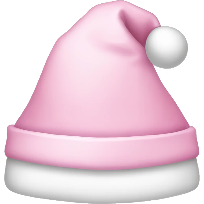 light pink santa hat emoji