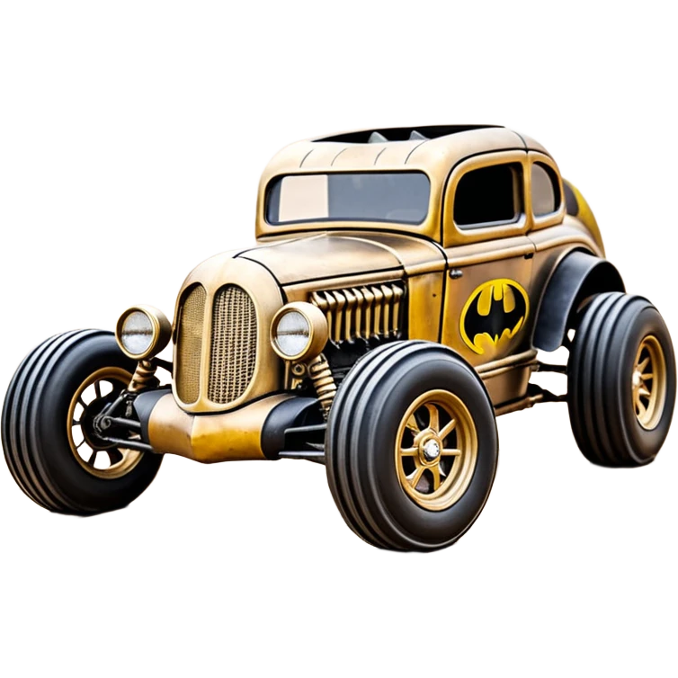 1:10 off-road lcg Basher Batman’s 1934 blackened tarnished C-3PO ford rc car (extra wide tires with fenders) emoji