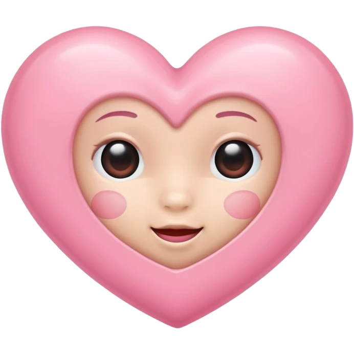 baby pink heart  emoji
