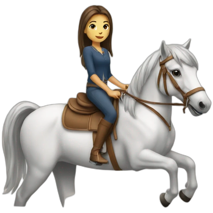 girl on horse emoji