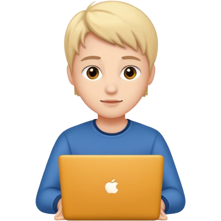 student with laptop emoji