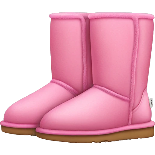 pink UGG boots emoji