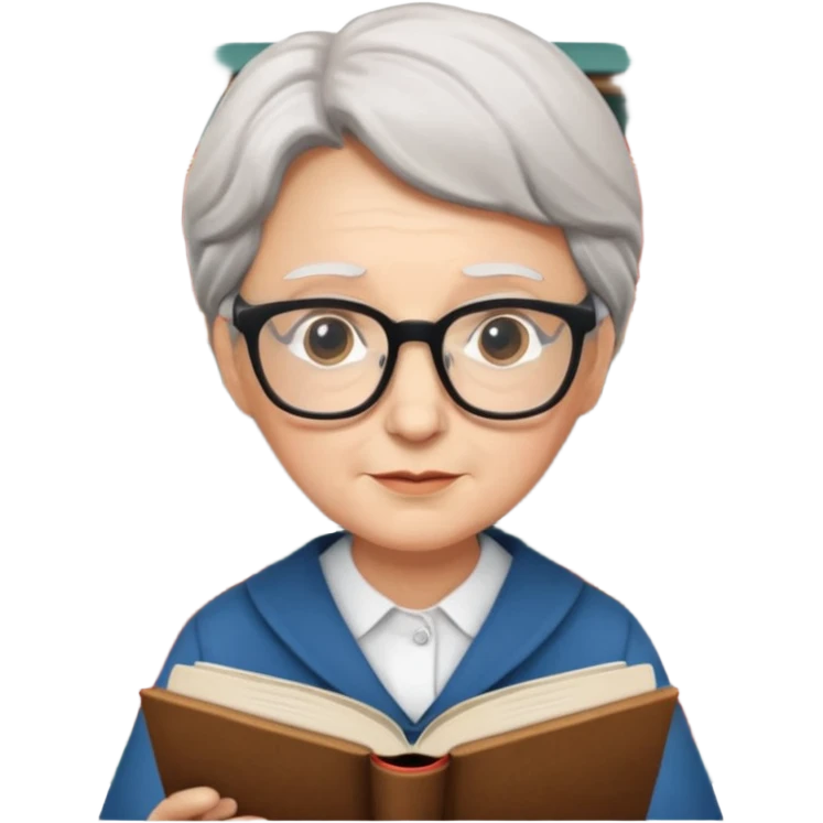 ancient The wise librarian emoji