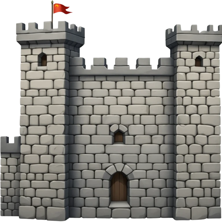 Castle Wall, like in the great wall of china emoji