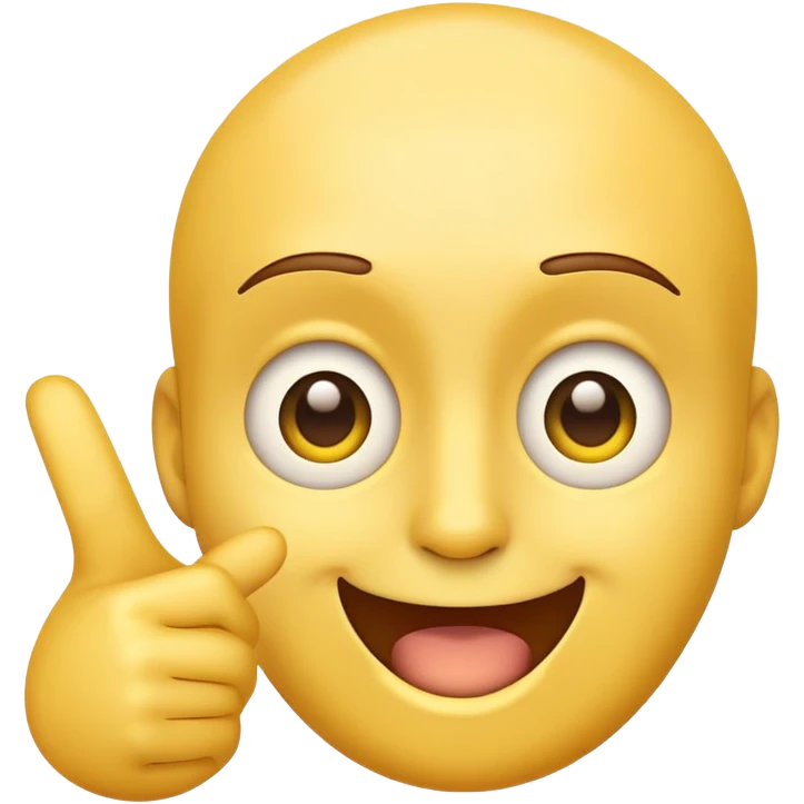 yellow emoji face flipping off the camera emoji