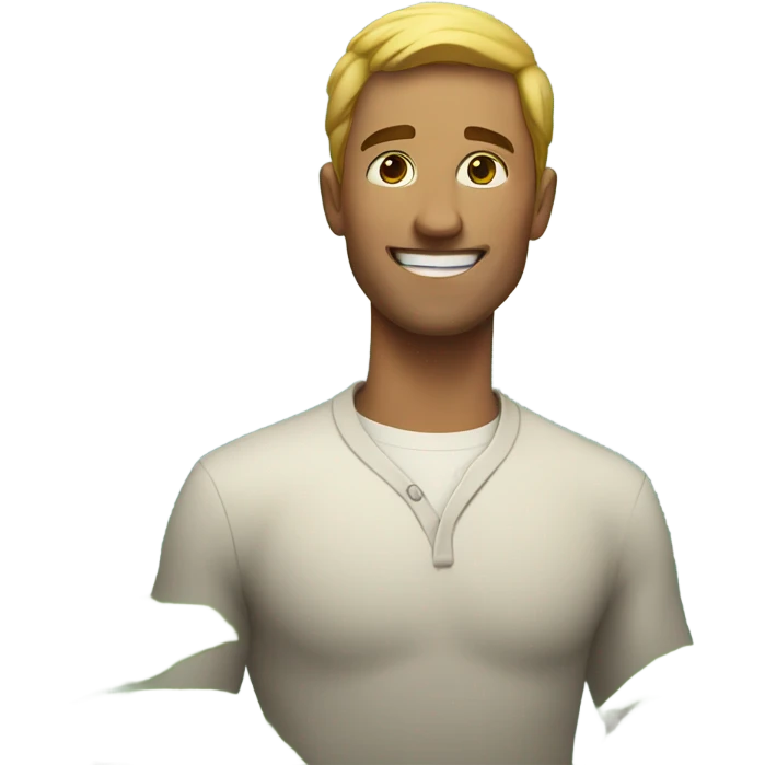 Man on a island - add white guy saved emoji  emoji