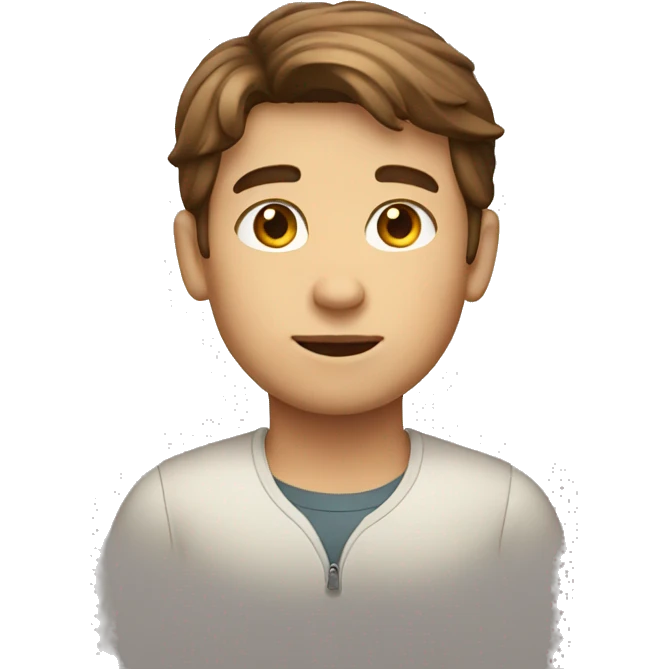 apple boy brown hair emoji