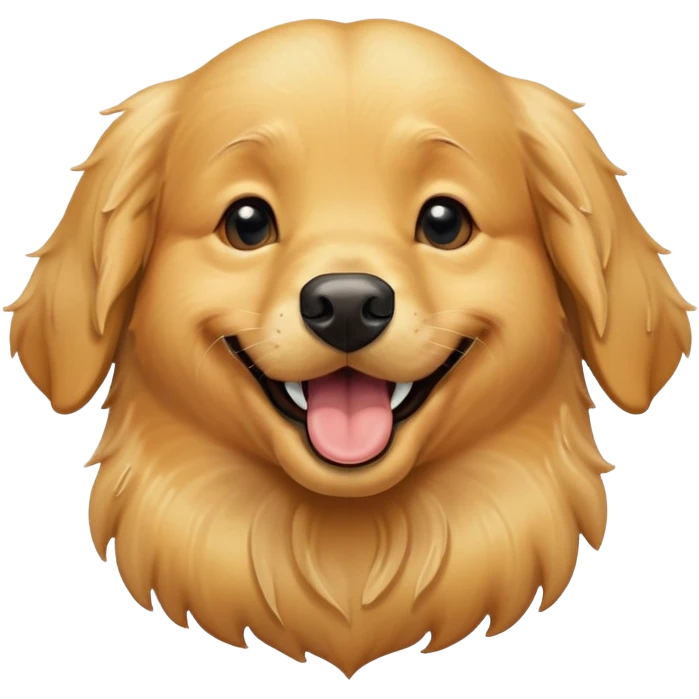 Laughing Golden Retriever emoji