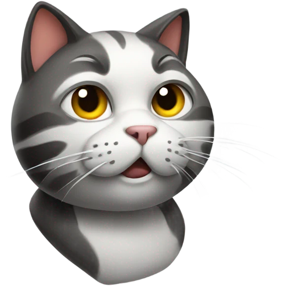 Smoking cat emoji