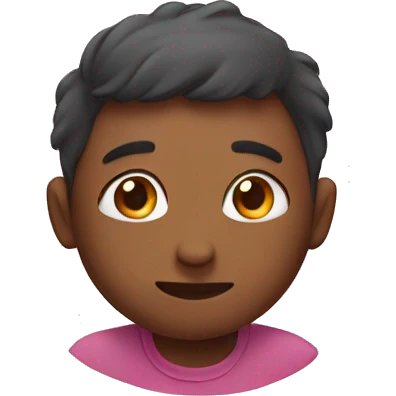 Love with shy emoji