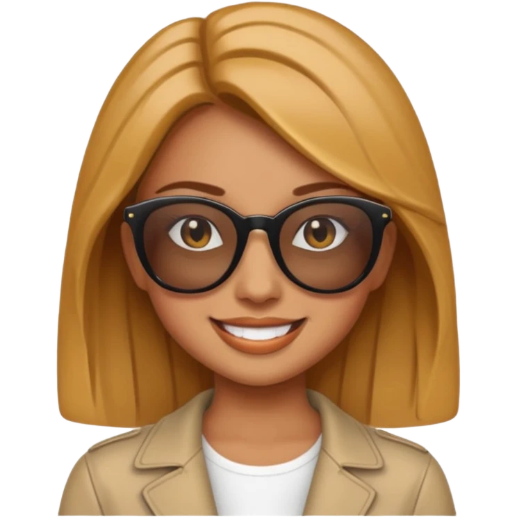 Stylish girl emoji emoji