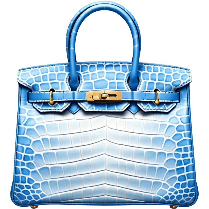 hermes birkin himalayan bag emoji