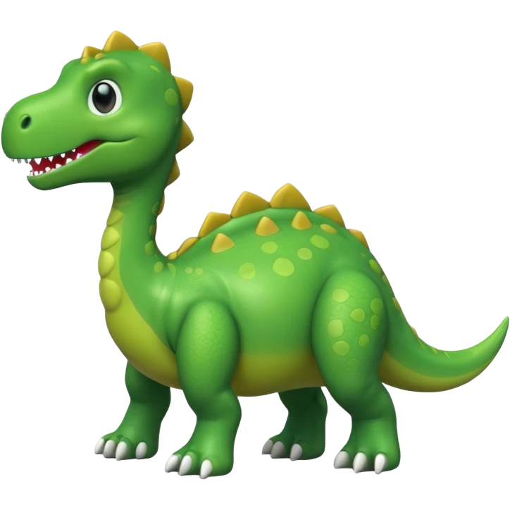 green dino toy emoji