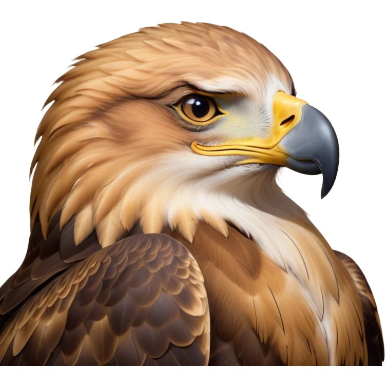 Meme-Worthy Cute Sleeping Golden Eagle Portrait Emoji, Head resting peacefully with a contented smile, showcasing a stately, broad-beaked form with eyes gently closed in serene slumber and luxuriously soft, golden plumage, Simplified yet adorably endearing features, highly detailed, glowing with a soft, drowsy amber light, high shine, relaxed and utterly lovable, stylized with an air of playful laziness, soft glowing outline, capturing the essence of a sleeping golden eagle that feels destined to become the next viral icon of adorable rest! emoji