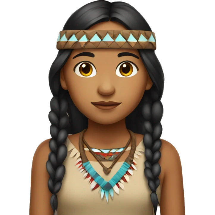 Native American girl emoji