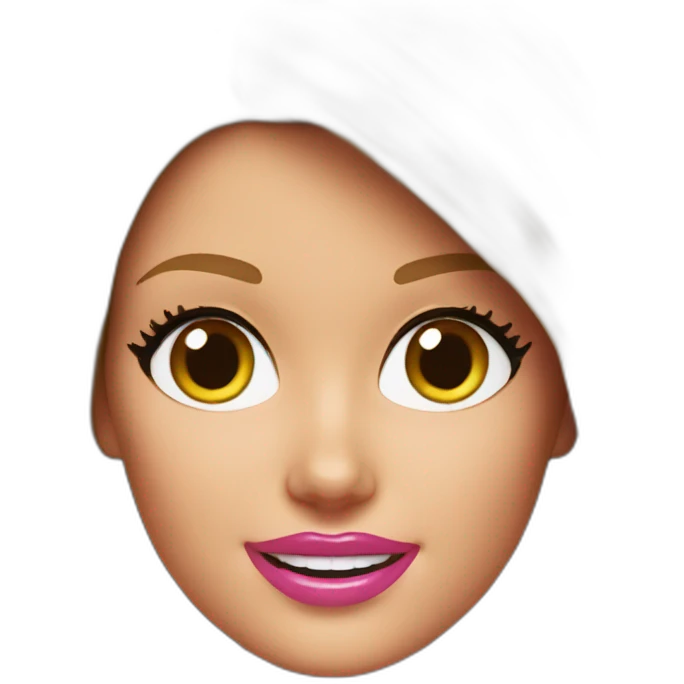 text-barbie emoji