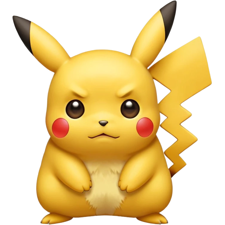 Pikachu Sad Face emoji