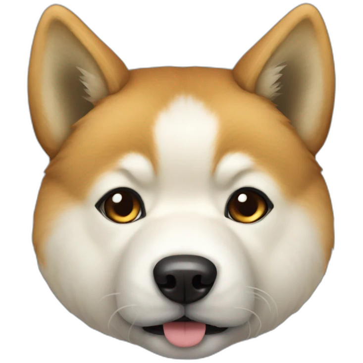 Akita inu hérisson emoji
