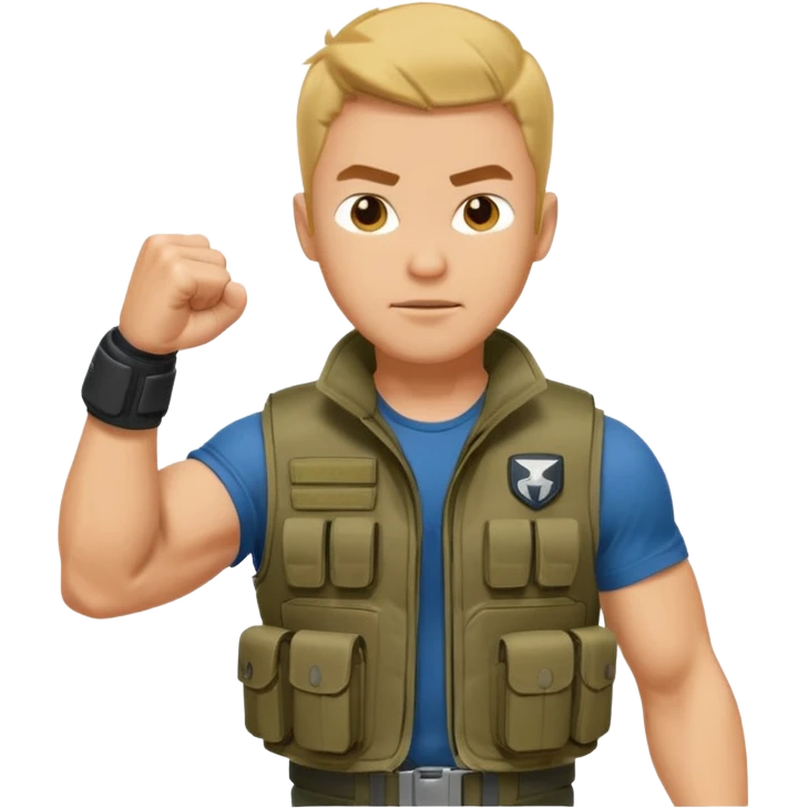 Mark from "G-force" doing fist pump. emoji